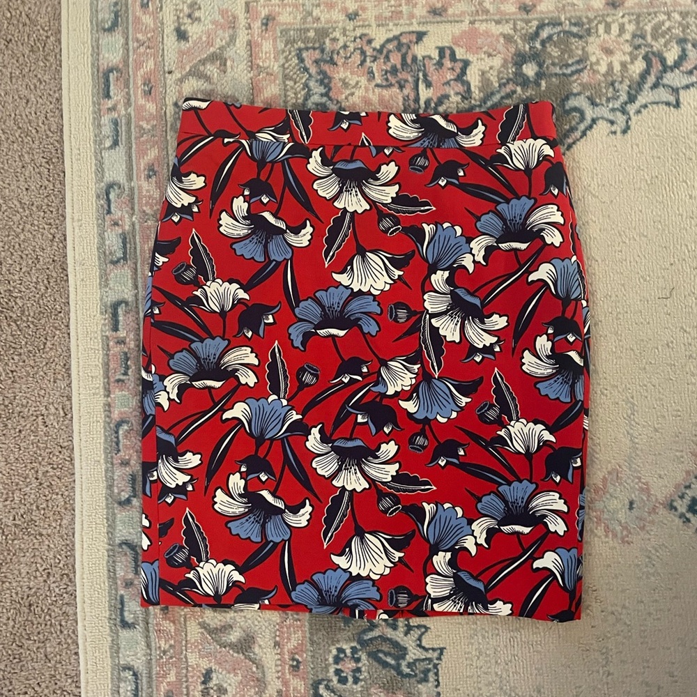 J. Crew Factory Floral Skirt
